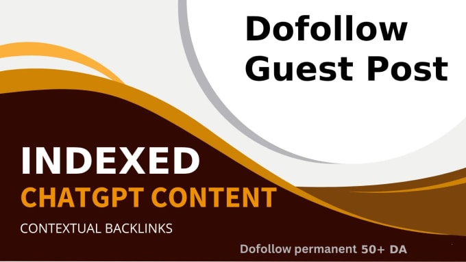 Gig Preview - Do guest posting service contextual seo dofollow backlinks