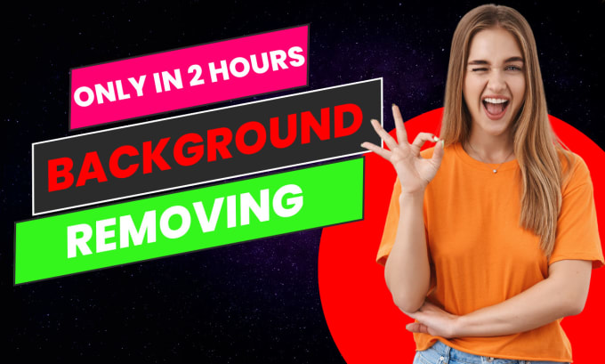 Gig Preview - Remove background from your photos in 1 hour