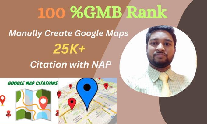 Gig Preview - Do create google maps citation with nap