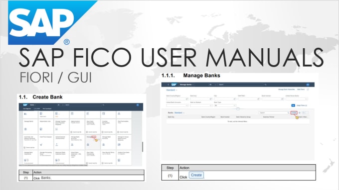 Gig Preview - Make user manuals for sap fico