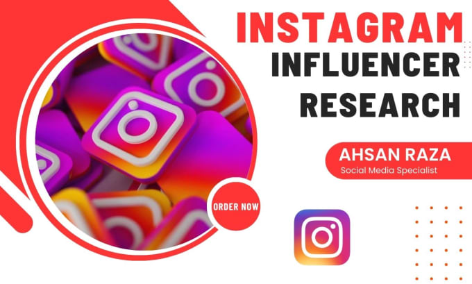 Gig Preview - Search and find best instagram influencer research