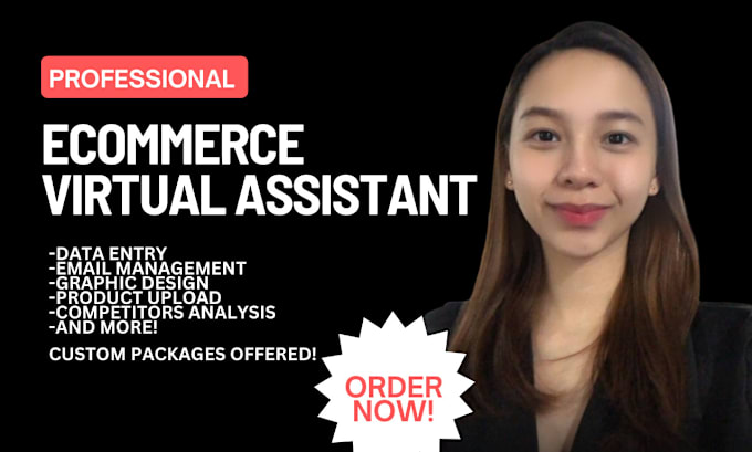 Gig Preview - Be your general virtual assistant for your ecommerce store, wix, and research