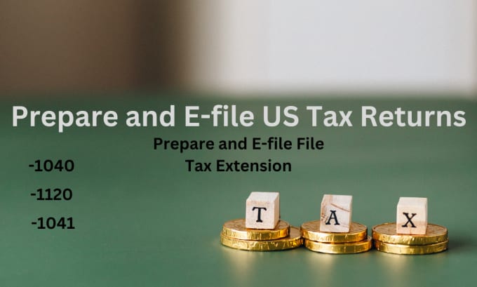 Gig Preview - Prepare and file US tax returns 1040 1120 1041 and tax extension