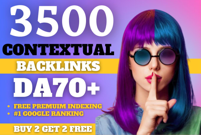 Gig Preview - Do contextual dofollow white hat high da seo backlinks for google ranking