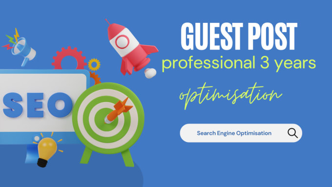 Gig Preview - Do guest post backlinks high quality seo with high da for you