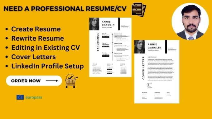 Gig Preview - Produce a high quality and job winning resume , infographics