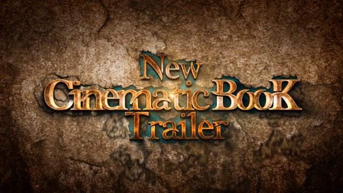 Gig Preview - Cinematic book promo blockbuster trailer, movie intro video