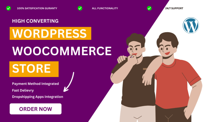 Gig Preview - Design high converting woocommerce dropshipping store