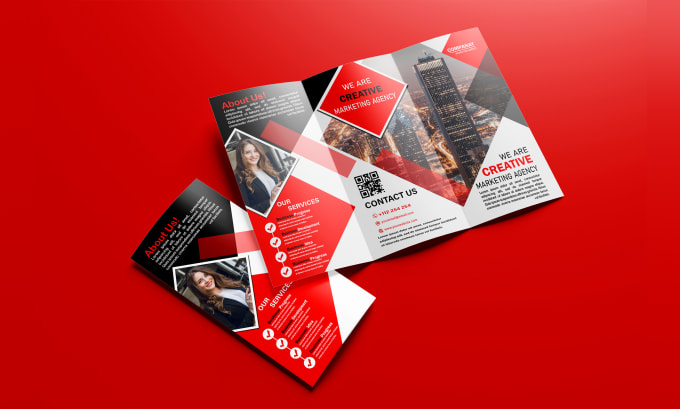 Gig Preview - Design bifold trifold company profile and business brochure