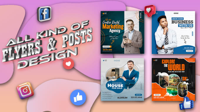 Gig Preview - Design new year posts for instagram facebook and linkedin