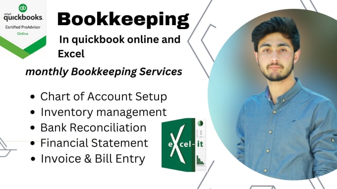 Gig Preview - Do quickbooks online bookkeeping