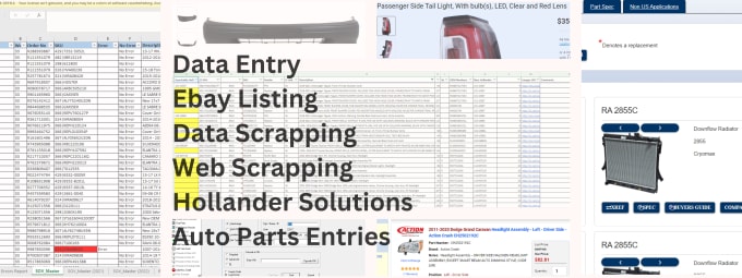 Bestseller - provide accurate auto parts data entry and hollander mapping services