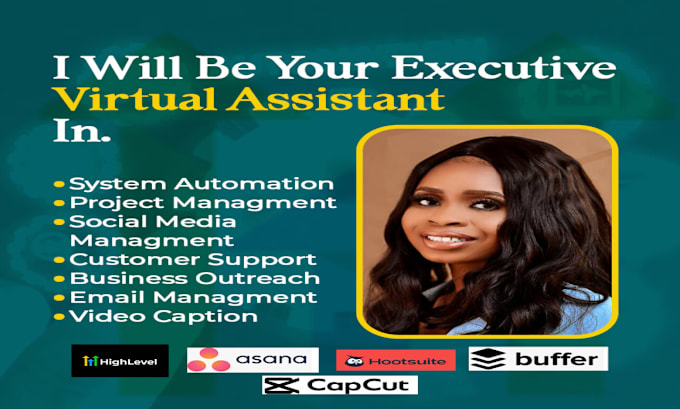 Gig Preview - Be your virtual assistant executive virtual assistant