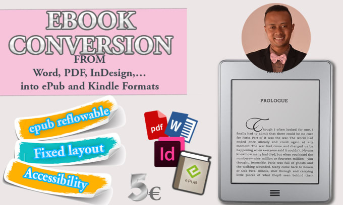 Gig Preview - Format and convert your book into a professional ebook