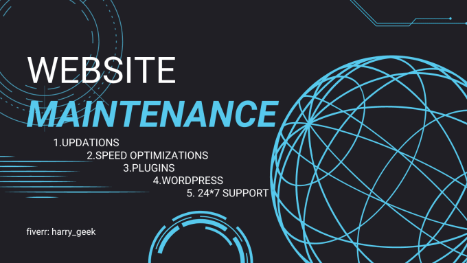 Gig Preview - Maintenance of wordpress woo commerce and ecommerce websites