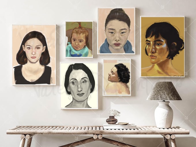 Gig Preview - Make beautiful oil painting style portraits