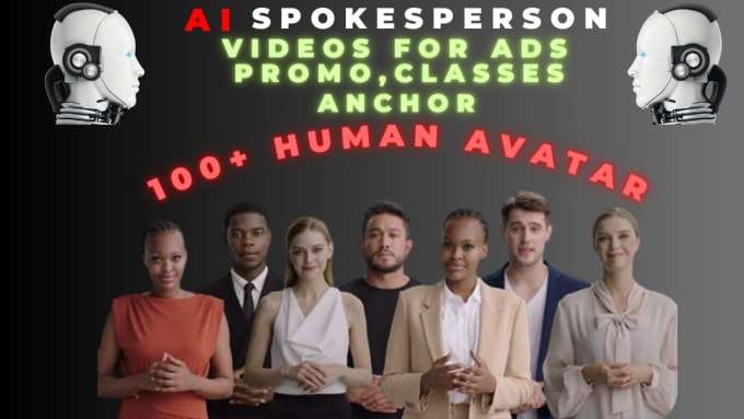 Gig Preview - Make synthesia ai spokesperson video with human avatar in all languages for ads