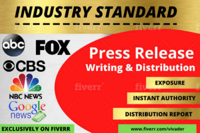 Gig Preview - Write SEO press releases with press release distributions