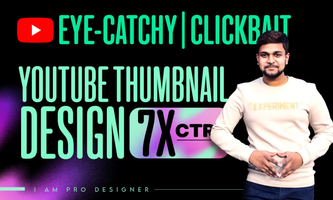 Gig Preview - Design eye catchy clickbait thumbnail with pro touch