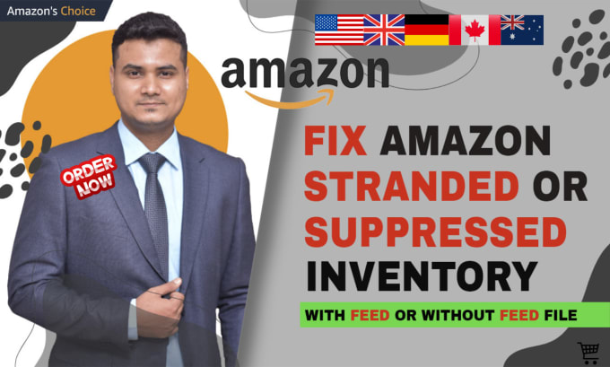 Gig Preview - Permanently fix your amazon stranded inventory, suppressed listing via flat file