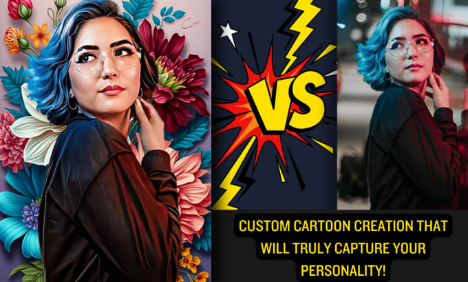 Gig Preview - Create your photo into cartoon art, pop art, vector art