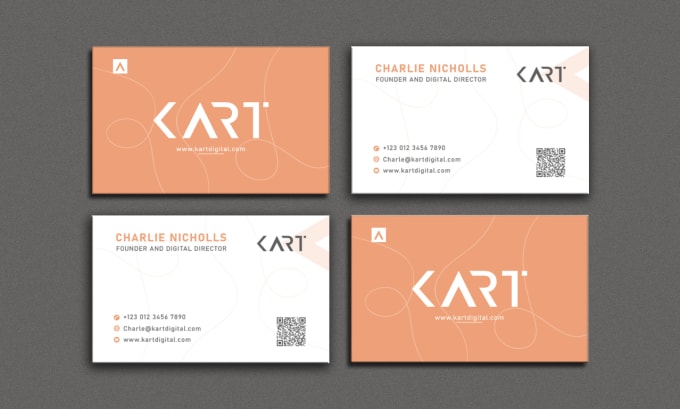 Gig Preview - Design a professional minimalist business card design