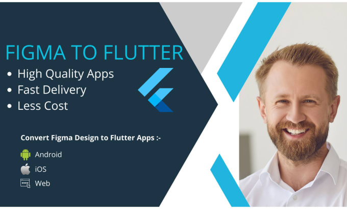 Gig Preview - Convert figma design to flutter mobile apps or web apps