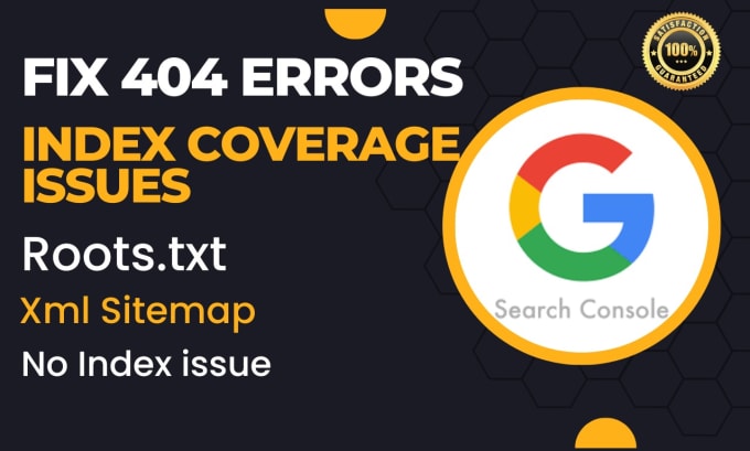 Gig Preview - Fix index coverage errors in google search console in 48 hours