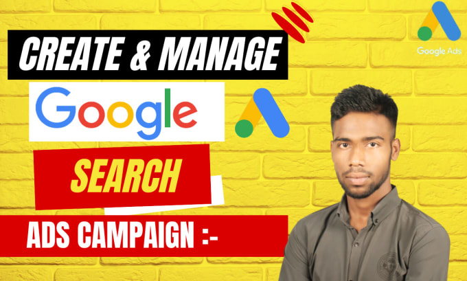 Gig Preview - Setup and manage your google ads adwords PPC campaign