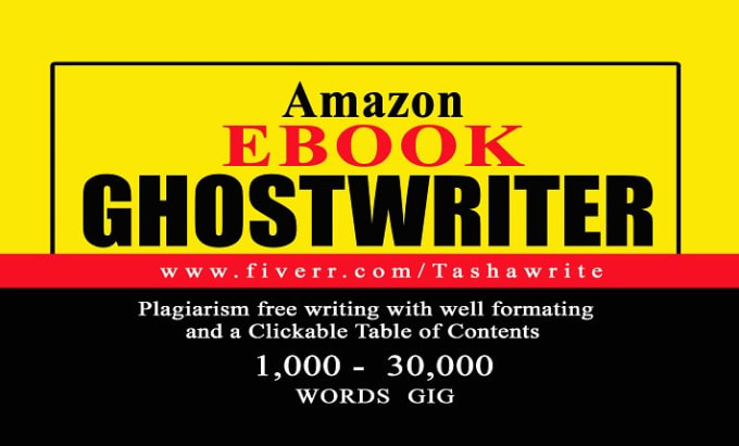 Gig Preview - Ghost write 30,000 words ebook as ghost book writer, and ghost ebook writer