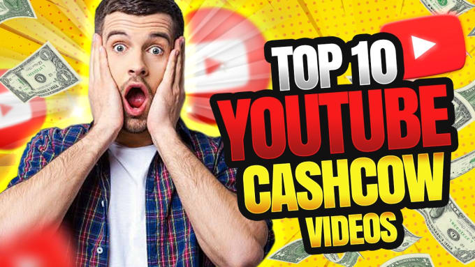 Bestseller - make top 10 fact or cash cow youtube videos with script and voiceover