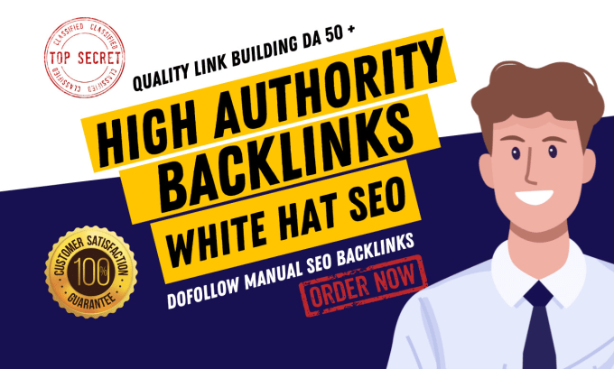 Gig Preview - Create seo backlinks high da dofollow link building monthly off page for ranking