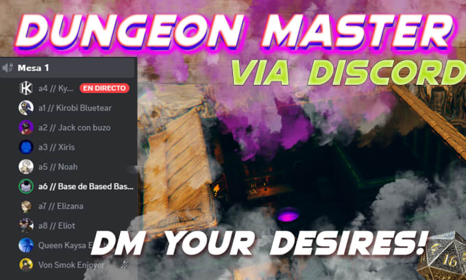 Gig Preview - Be your dungeon master