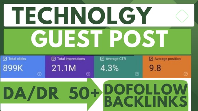 Gig Preview - Publish tech guest post, high da guest post, guest post