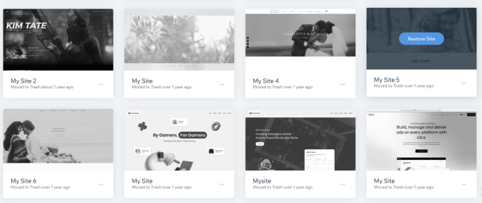 Gig Preview - Build you a website using wix