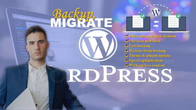 Gig Preview - Install, backup and restore, transfer wordpress website