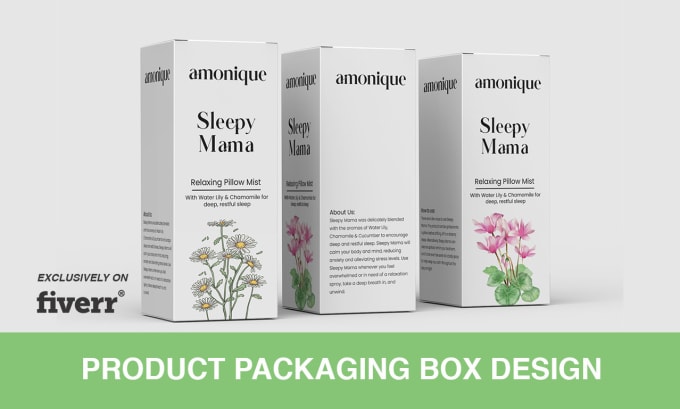 Gig Preview - Do product packaging box design and amazon product box packaging