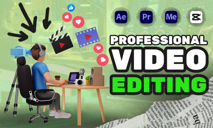 Gig Preview - Be your professional video editor