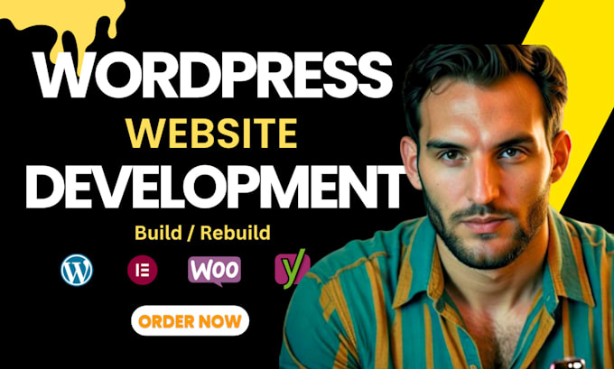 Gig Preview - Do full wordpress website development or rebuild existing