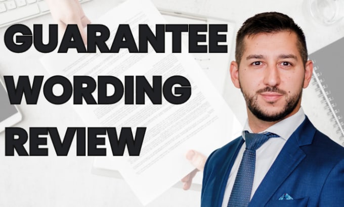 Gig Preview - Provide expert review of your urdg sblc guarantee wording