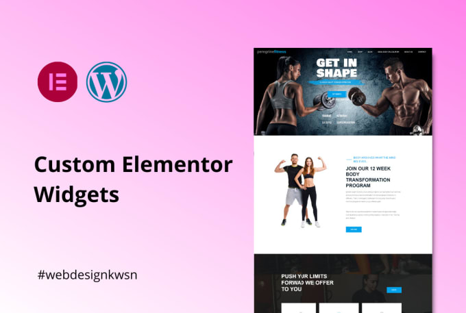 Gig Preview - Create custom elementor widgets for your website