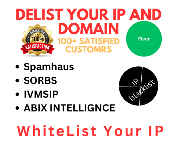 Gig Preview - Delist your IP and domain from blacklist improve reputation