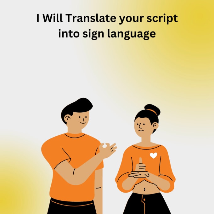 Bestseller - translate your script into sign language