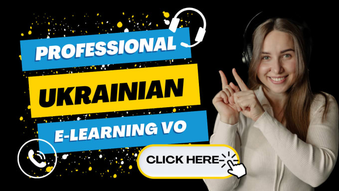 Gig Preview - Record a female ukrainian elearning voice over