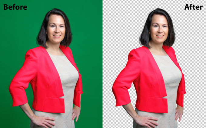 Gig Preview - Professionally background remove, cut out images, green screen photo