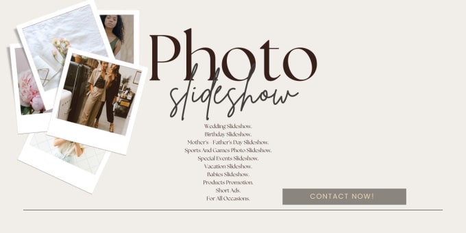 Bestseller - edit wedding, birthday, memorial photo slideshow video