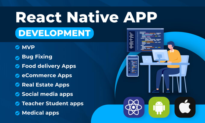 Gig Preview - Design and develop a professional react native mobile app