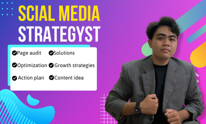 Gig Preview - Create and develop your social media strategy