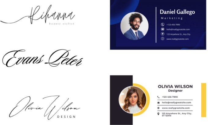 Gig Preview - Design digitize signature logo handwritten clickable html email gmail outlook