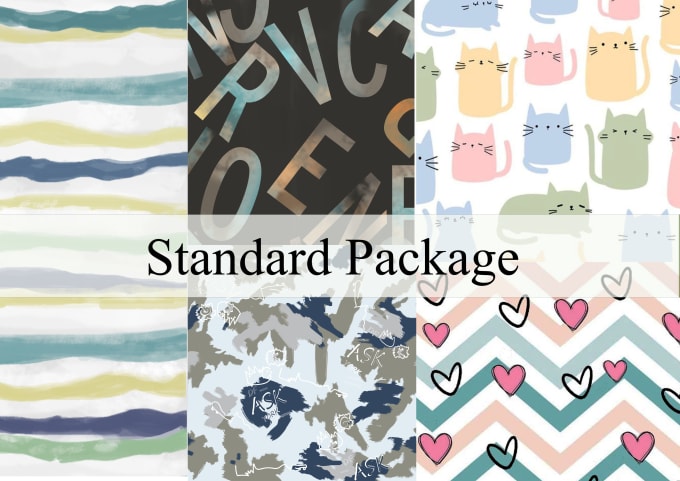 Gig Preview - Design seamless repeat vector patterns for textile prints